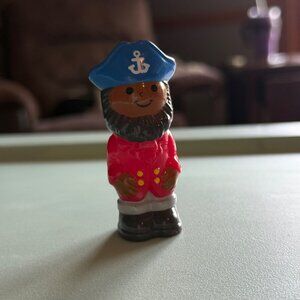 Little Tikes Toddle Tots Pirate Figure Toy Red Coat Blue Hat